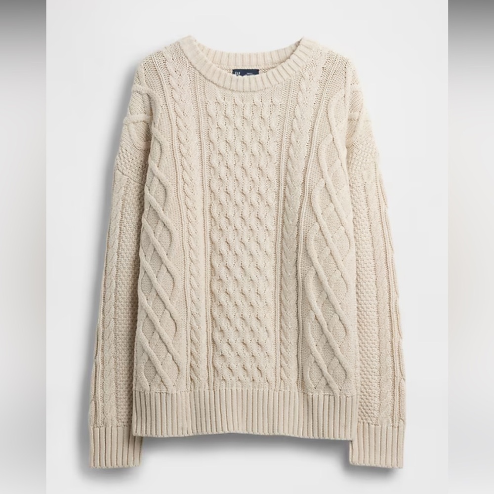 Gap 100% Cotton Cable-Knit Sweater
